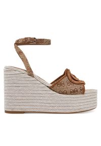 Espadryle Guess. Kolor: beżowy