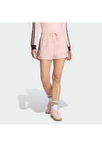 Adidas - adidas Szorty sportowe Terry Towel Firebird KD1396 Różowy Loose Fit. Kolor: różowy. Materiał: bawełna #1