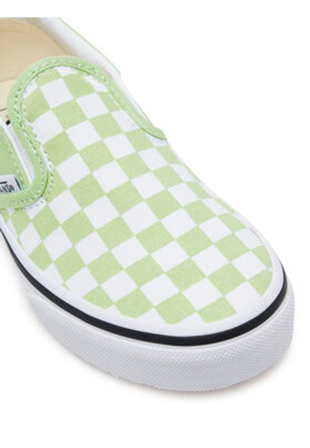Vans Tenisówki Classic Slip-On VN000D0JE2Y1 Zielony. Zapięcie: bez zapięcia. Kolor: zielony. Materiał: materiał