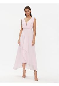 Rinascimento Sukienka wieczorowa CFC0117773003 Różowy Regular Fit. Kolor: różowy. Materiał: syntetyk. Styl: wizytowy #1