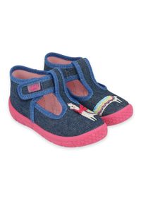 Befado obuwie dziecięce 531P117 niebieskie. Kolor: niebieski #4