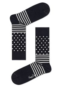 Happy-Socks - Happy Socks - Skarpetki Classic Black & White (4-pack). Kolor: czarny #4