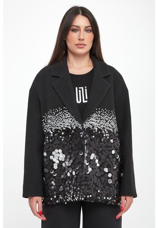 Sportalm - Płaszcz damski z cekinami SPORTALM
