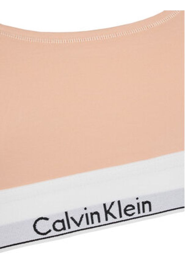 Calvin Klein Underwear Biustonosz top 0000F3785E Pomarańczowy. Kolor: pomarańczowy. Materiał: bawełna