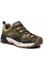 keen - Buty trekkingowe damskie Keen Crest Vent. Zapięcie: sznurówki. Kolor: zielony. Materiał: materiał. Szerokość cholewki: normalna. Styl: sportowy