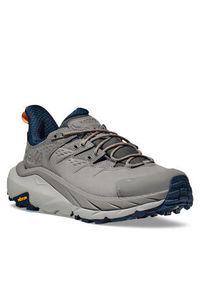 HOKA - Hoka Trekkingi Kaha 2 Low GTX GORE-TEX 1123190 Szary. Kolor: szary. Materiał: nubuk, skóra. Technologia: Gore-Tex. Sport: turystyka piesza #3