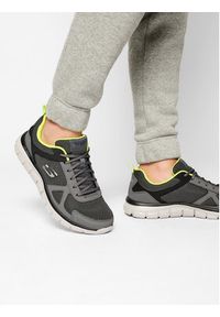 skechers - Skechers Sneakersy Track 52630/CCLM Szary. Kolor: szary. Materiał: skóra, syntetyk #2