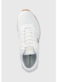 Lacoste sneakersy PARTNER PISTE 0722 2 kolor biały. Nosek buta: okrągły. Zapięcie: sznurówki. Kolor: biały. Materiał: guma. Sport: bieganie #2