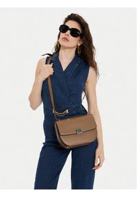 Karl Lagerfeld - KARL LAGERFELD Torebka 245W3056 Brązowy. Kolor: brązowy. Materiał: skórzane #1