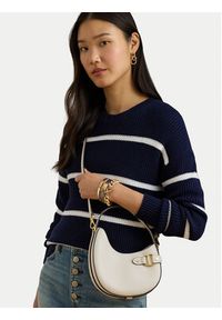 Lauren Ralph Lauren - LAUREN RALPH LAUREN Torebka 431980159004 Biały. Kolor: biały. Materiał: skórzane #5