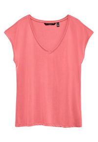 Vero Moda T-Shirt Filli 10247666 Różowy Relaxed Fit. Kolor: różowy. Materiał: syntetyk #6