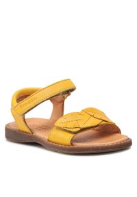 Sandały Froddo G3150205-4 Dark Yellow. Kolor: żółty. Materiał: skóra