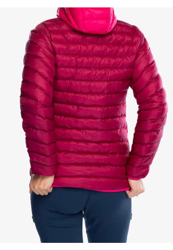 Haglöfs - Kurtka ocieplana damska Haglofs Sarna Mimic Hood. Kolor: różowy. Sport: turystyka piesza