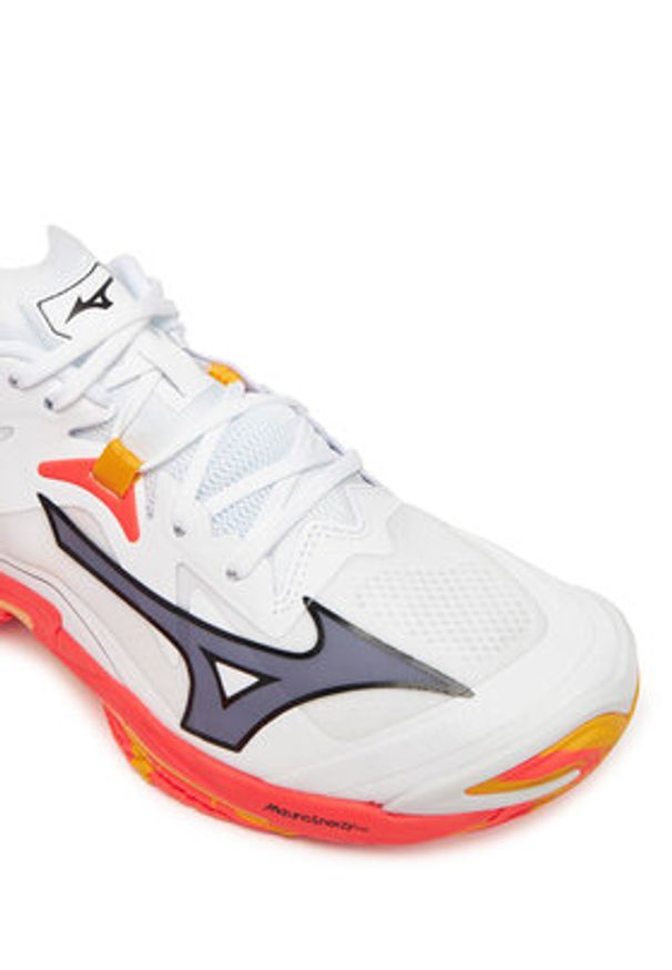 Mizuno Buty halowe Wave Lightning Z8 V1GA2400 Pomarańczowy. Kolor: pomarańczowy. Materiał: skóra. Model: Mizuno Wave