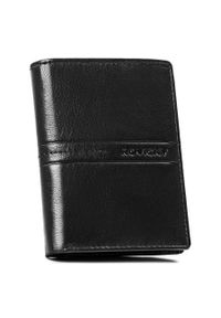 ROVICKY - Duży, skórzany portfel męski w czarnym kolorze wyposażony w system RFID - Rovicky. Kolor: czarny. Materiał: skóra #1