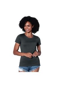 Stedman - Koszulka Damska Classic Heather Organic Fitted T-shirt. Kolor: szary