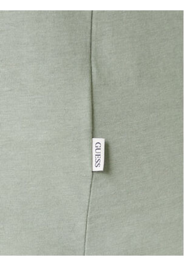 Guess Jeans T-Shirt M4YI52 K8HM0 Zielony Regular Fit. Kolor: zielony. Materiał: bawełna