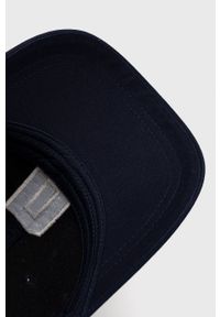 Tom Tailor czapka kolor granatowy z aplikacją. Kolor: niebieski. Wzór: aplikacja #4