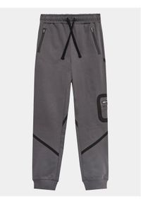 Guess Spodnie dresowe L3YQ14 KA6R4 Szary Regular Fit. Kolor: szary. Materiał: bawełna