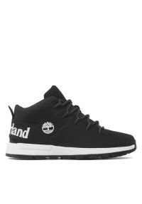 Trzewiki męskie Timberland Sprint Trekker MID LACE UP SNEAKER JET BLACK. Kolor: czarny. Sport: bieganie