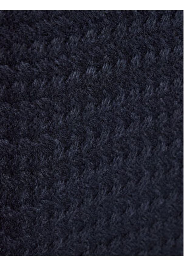 Brave Soul Sweter MK-273BRIGHAMB Granatowy Regular Fit. Kolor: niebieski. Materiał: wełna