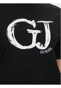 Guess T-Shirt Sara V4YI01 K8FQ4 Czarny Regular Fit. Kolor: czarny. Materiał: bawełna #4