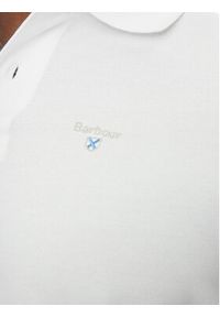 Barbour Polo Tartan MML0012WH11 Biały Tailored Fit. Typ kołnierza: polo. Kolor: biały. Materiał: bawełna #6