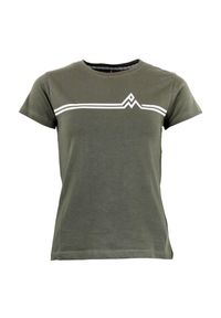 PEAK MOUNTAIN - Koszulka damska Peak Mountain Aurelie. Kolor: zielony. Sport: outdoor #1