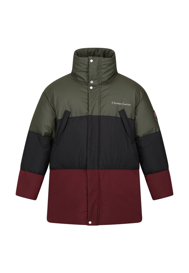 Regatta - Kurtka Męska Christian Lacroix Barbegal Baffled Padded Jacket. Kolor: czarny, wielokolorowy, zielony. Materiał: puch. Sport: turystyka piesza