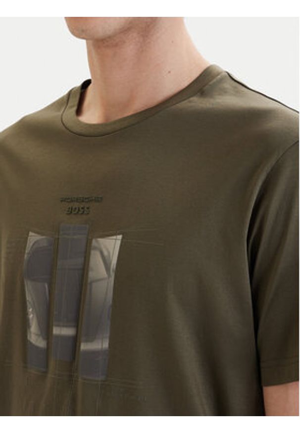 BOSS T-Shirt PS Spirit70 Grx 50559811 Zielony Regular Fit. Kolor: zielony. Materiał: bawełna