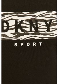 DKNY - Dkny - T-shirt. Okazja: na co dzień. Kolor: czarny. Materiał: bawełna, dzianina. Wzór: nadruk. Styl: sportowy, casual #6