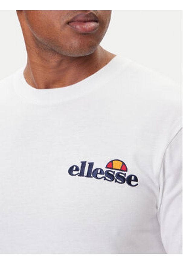 Ellesse T-Shirt Voodoo SHB06835 Biały Regular Fit. Kolor: biały. Materiał: bawełna