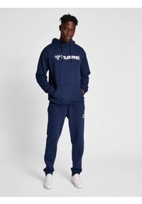 Bawełniana bluza z kapturem Hummel Mover. Typ kołnierza: kaptur. Kolor: niebieski. Materiał: bawełna. Sport: fitness