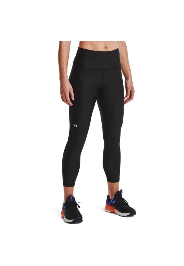 Legginsy Under Armour Hi Ankle Leg, Kobiety. Kolor: biały, wielokolorowy, czarny. Materiał: poliester, elastan