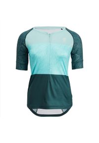 Damski jersey Silvini Stabina. Kolor: niebieski, wielokolorowy, zielony. Materiał: jersey #1