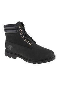 Buty Timberland 6 In Basic Boot M 0A27X6 czarne. Okazja: na co dzień. Zapięcie: sznurówki. Kolor: czarny. Materiał: guma, nubuk #3