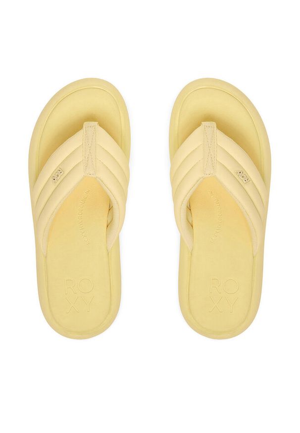 Japonki Roxy. Kolor: żółty