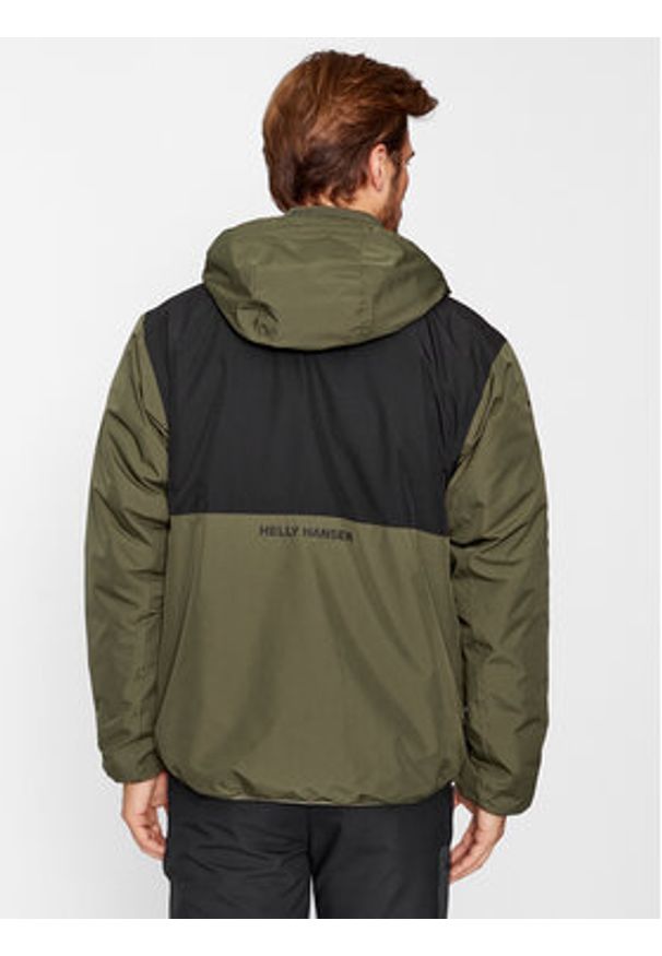 Helly Hansen Kurtka przeciwdeszczowa Ervik Ins 53983 Khaki Regular Fit. Kolor: brązowy. Materiał: syntetyk