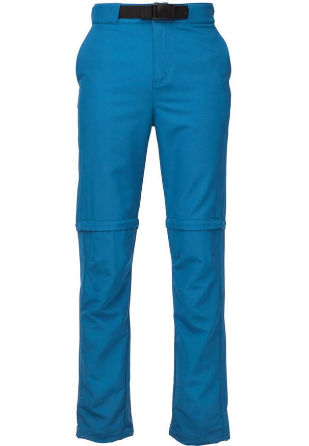 GALEO - Męskie Softshell 2in1 Spodnie - Wiatroszczelne i oddychające. Kolor: niebieski. Materiał: softshell. Sezon: wiosna, jesień. Sport: turystyka piesza
