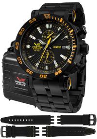 Zegarek męski Vostok Europe VK61-575C589B czarny. Kolor: czarny #1