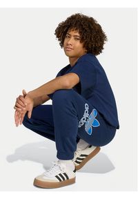Adidas - adidas Spodnie dresowe Big Logo Execution JV8577 Granatowy Loose Fit. Kolor: niebieski. Materiał: bawełna #3