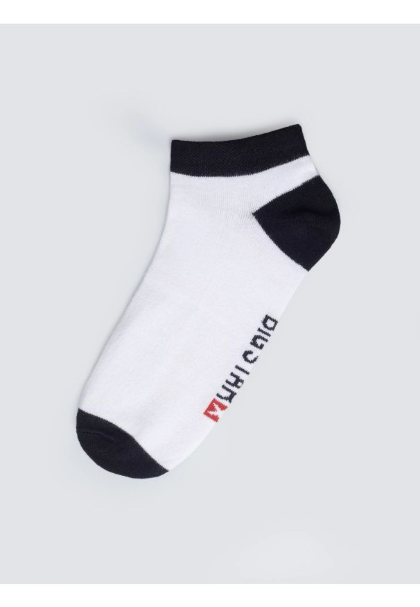 Big-Star - Stopki bawełniane czarno-białe Filixos 906. Kolor: czarny. Materiał: bawełna