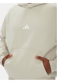 Adidas - adidas Bluza Future Icons 3-Stripes JW7099 Beżowy Regular Fit. Kolor: beżowy. Materiał: bawełna