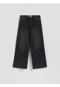 Reserved - Jeansy baggy fit - czarny. Kolor: czarny