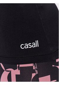 CASALL - Casall Top 22154 Czarny Slim Fit. Kolor: czarny. Materiał: syntetyk