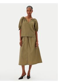 DKNY Bluzka P5BAFATG 311 Zielony Regular Fit. Kolor: zielony. Materiał: syntetyk #5