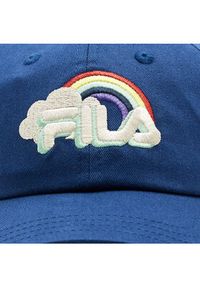 Fila Czapka z daszkiem Butuan Rainbow Kid Dad Cap FCK0015 Granatowy. Kolor: niebieski. Materiał: materiał