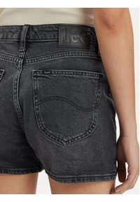 Lee Szorty jeansowe Carol 112348983 Czarny Regular Fit. Kolor: czarny. Materiał: bawełna