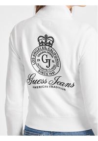 Guess Jeans Bluza W5YQ17 K68I4 Biały Regular Fit. Kolor: biały. Materiał: bawełna #3