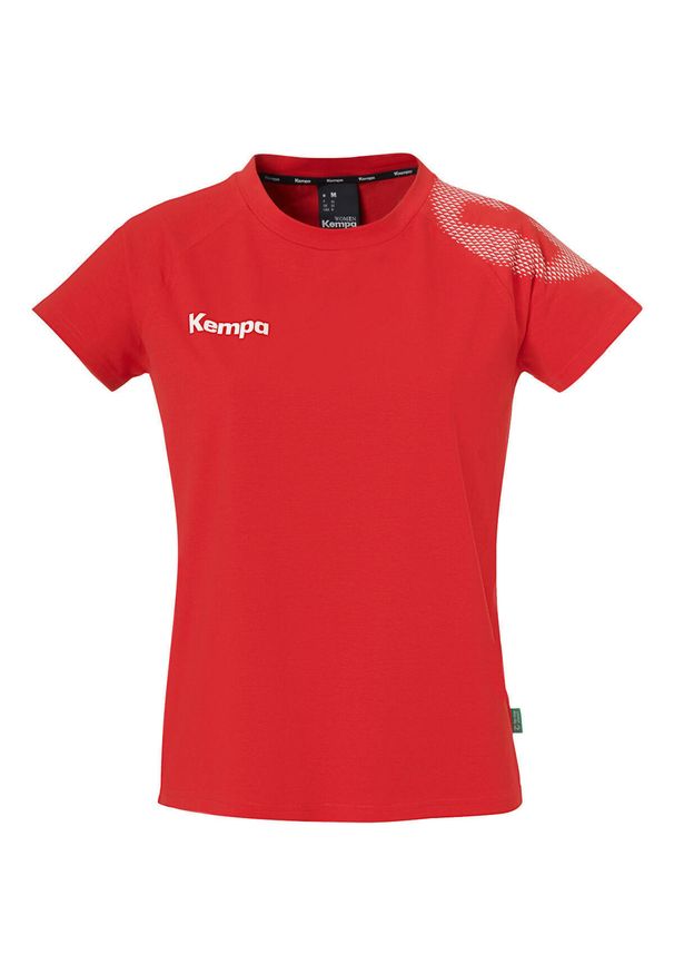 KEMPA - Koszulka damska Kempa Core 26. Kolor: wielokolorowy, czarny, czerwony. Długość rękawa: raglanowy rękaw. Sport: piłka nożna